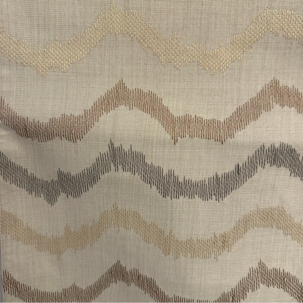 Domain Dining Table Runner - Beige Neutral Embroidery 13” x 72” - Picture 4 of 9